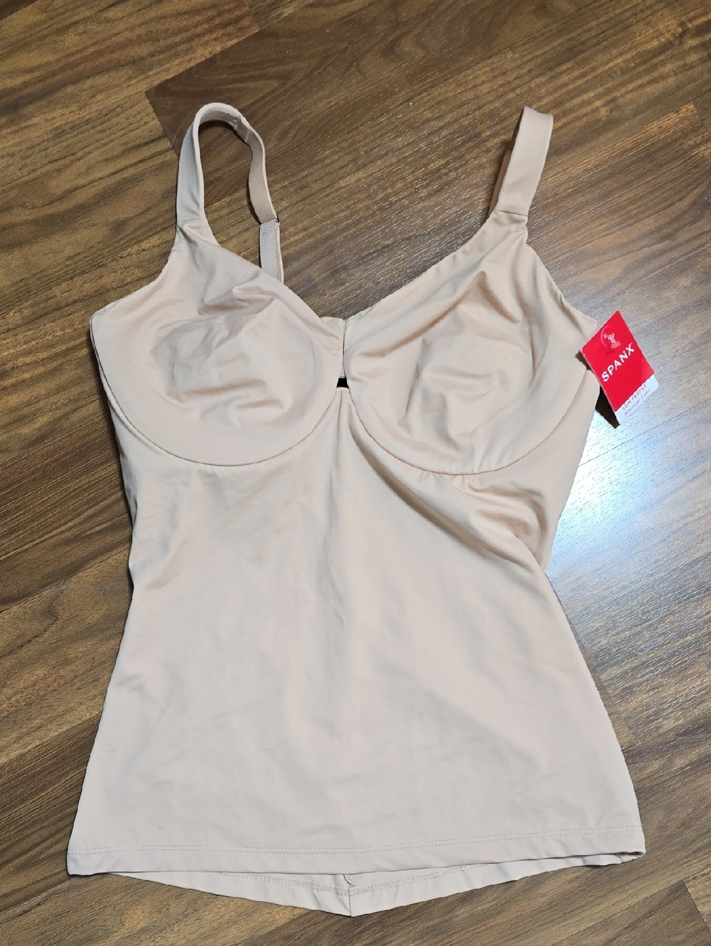 Spanx Low Profile Minimizer Camisole 36DDD - Champagne Beige